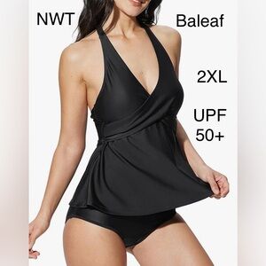 New BALEAF One Piece Plus Size Swimsuit/Swimdress w/ Tummy Control